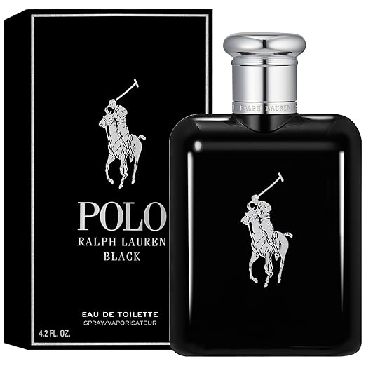Ralph Lauren Polo Black Eau De Toilette For Men Imported From France 125ml