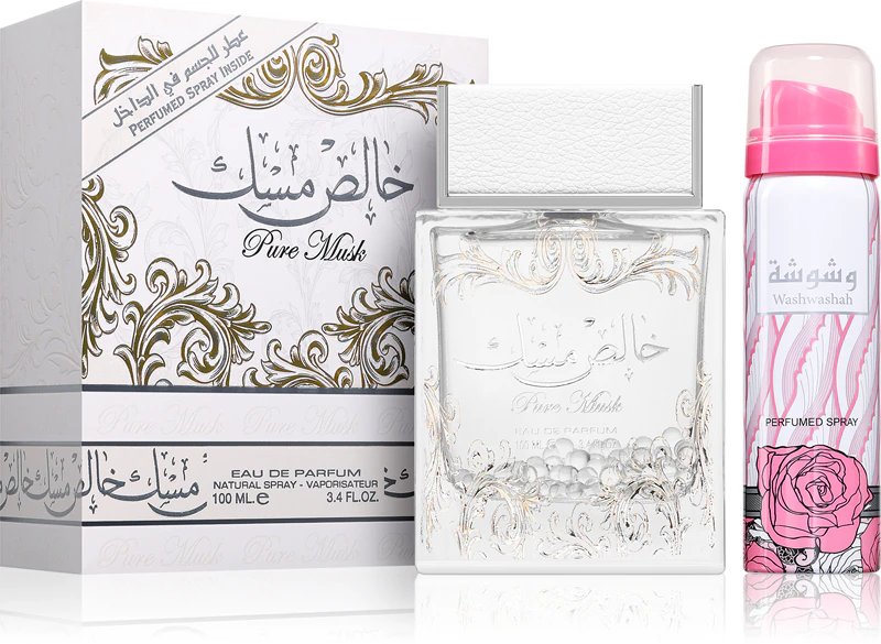 Lattafa pure musk eau de parfum for men and women imported from uae 100ml