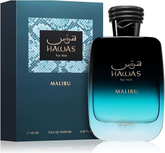Rasasi Hawas For Him Malibu Eau De Parfum for Men Imported From Uae  100ml
