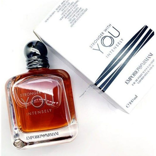 EMPORIO ARMANI STRONGER WITH YOU INTENSELY EAU DE PARFUM TESTER PACK FOR MEN 100ML