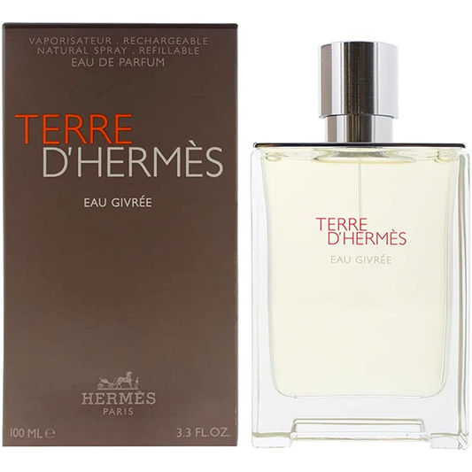 HERMES PARIS TERRE D'HHERMERS EAU GIVREE EAU DE PARFUM FOR MEN FROM FRANCE 100ML