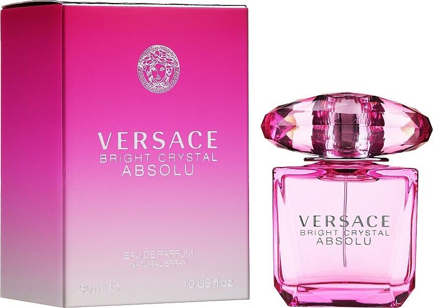 VERSACE BRIGHT CRYSTAL ABSOLU EAU DE PARFUM IMPORTED FROM FRANCE FOR WOMEN 90ML